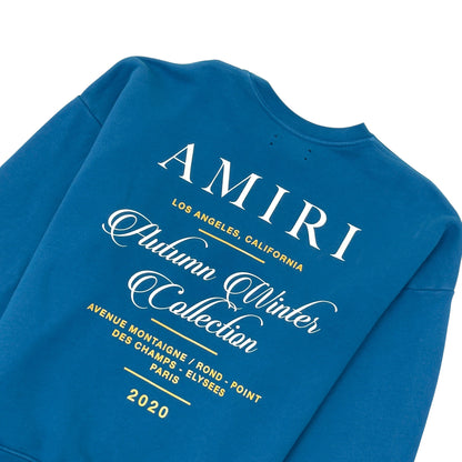 AMIRI GIVEAWAY CREWNECK SWEATSHIRT BLUE M | Medium, Blue