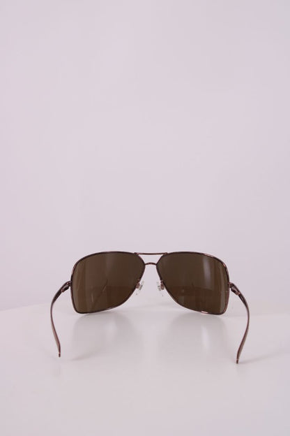 Chanel Aviator Lizard Effect Sunglasses Brown | O/S, Brown