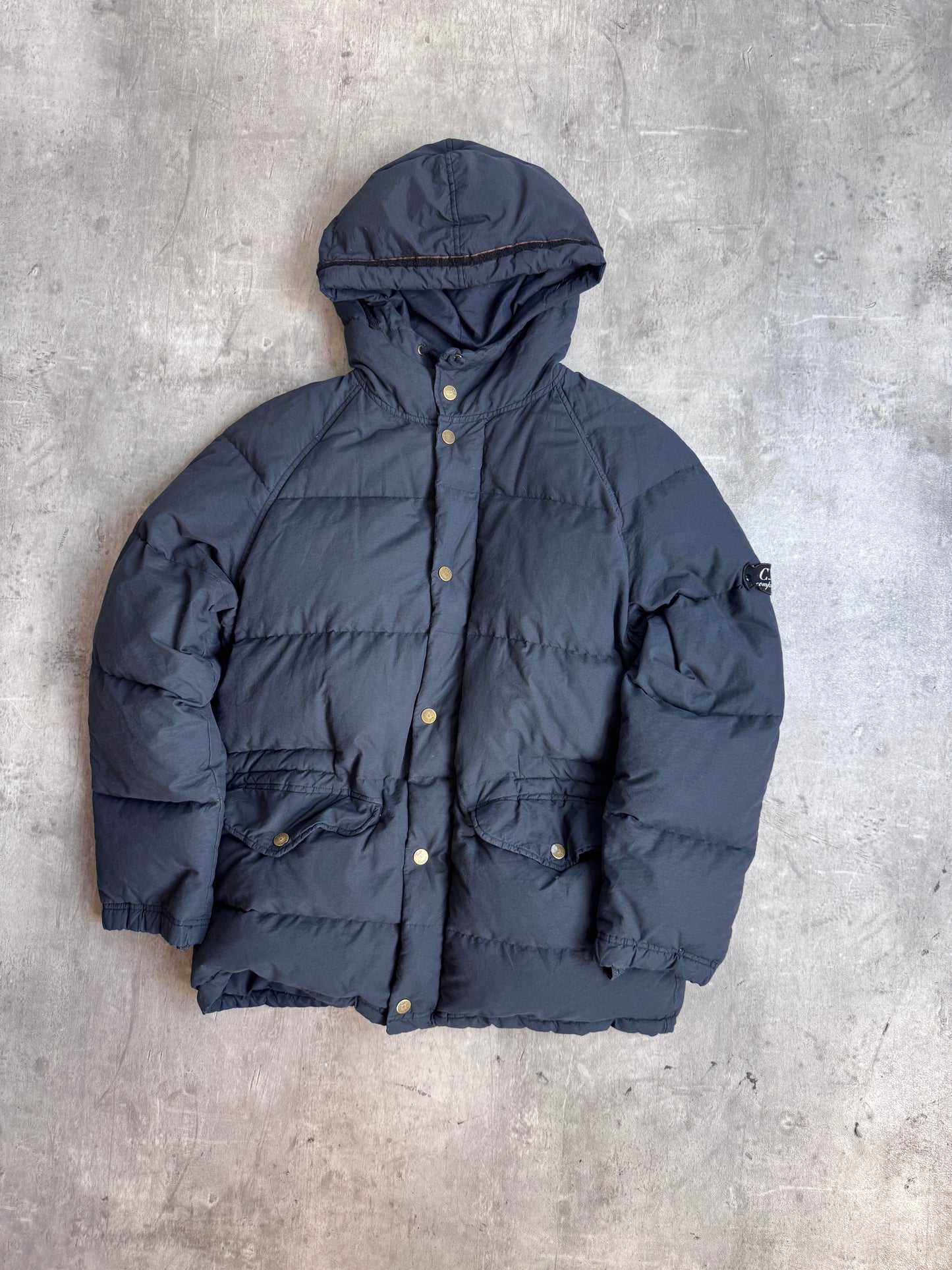 Rare A/W 1991 C.P. Company Navy Puffer Jacket