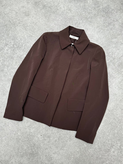 Prada Technical Fabric Brown Jacket