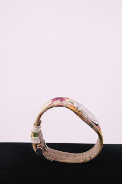 Gucci Floral Print Watch White/ Multi Coloured | O/S, Red