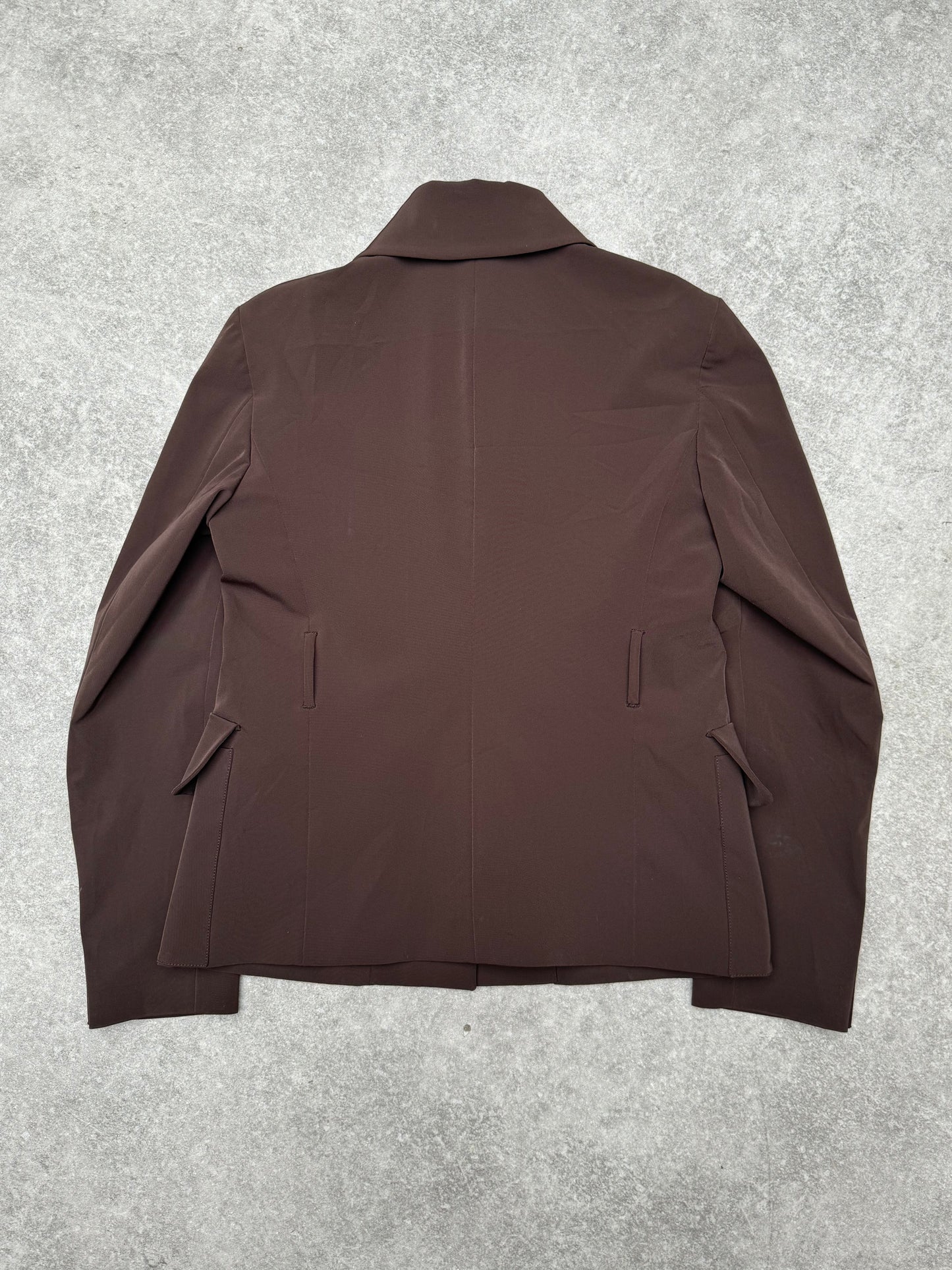 Prada Technical Fabric Brown Jacket