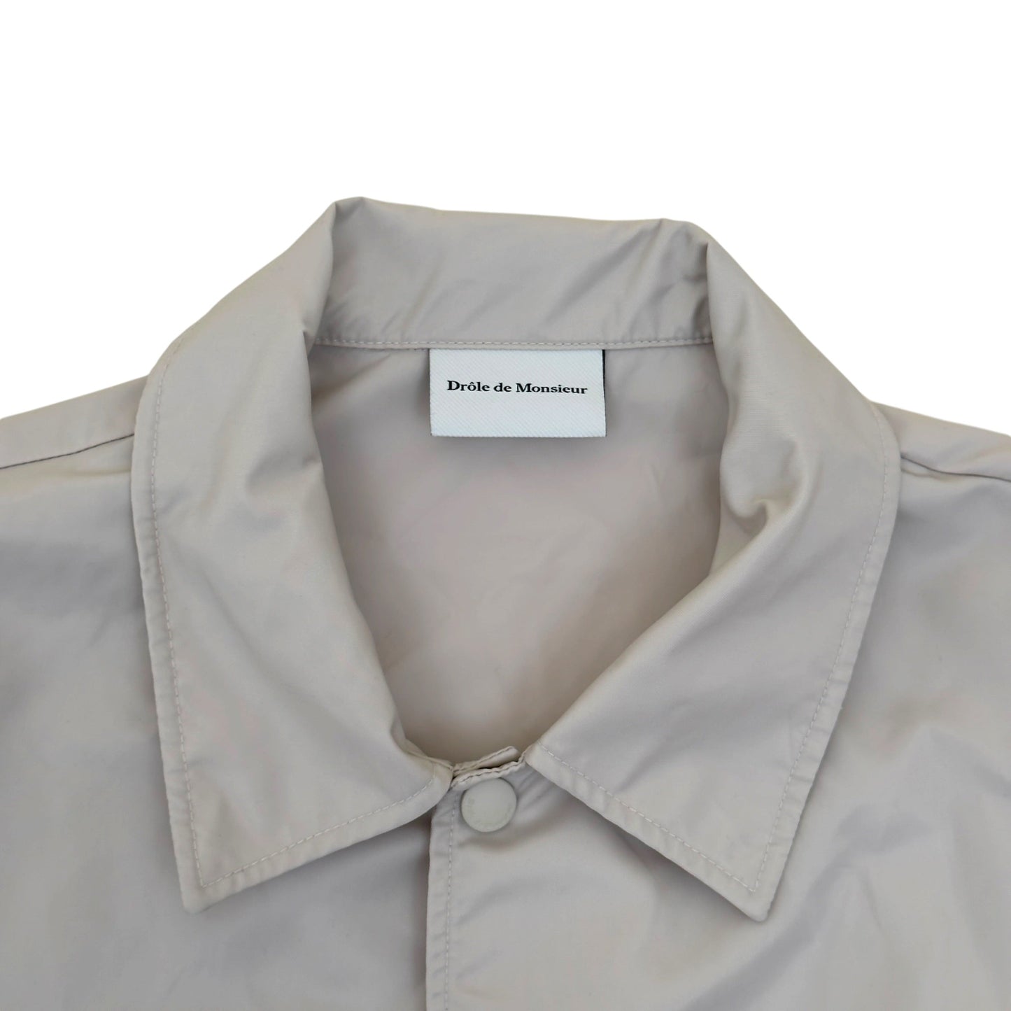 DRÔLE DE MONSIEUR NYLON JACKET CREAM S | Small, Cream