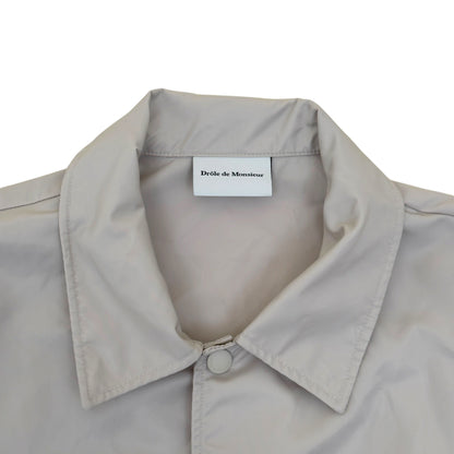 DRÔLE DE MONSIEUR NYLON JACKET CREAM S | Small, Cream