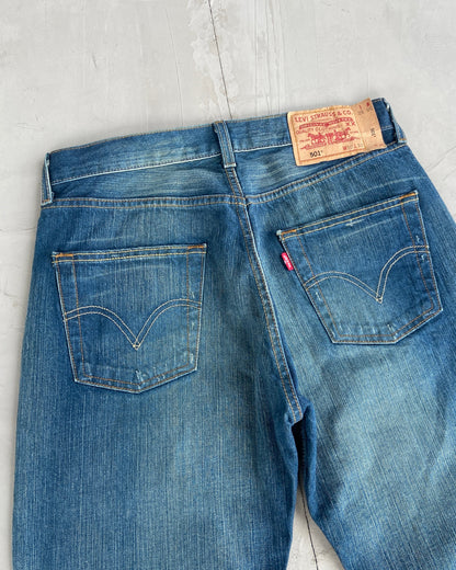 LEVI 501 VINTAGE STRAIGHT LEG BLUE JEANS - W30 | W30, Blue