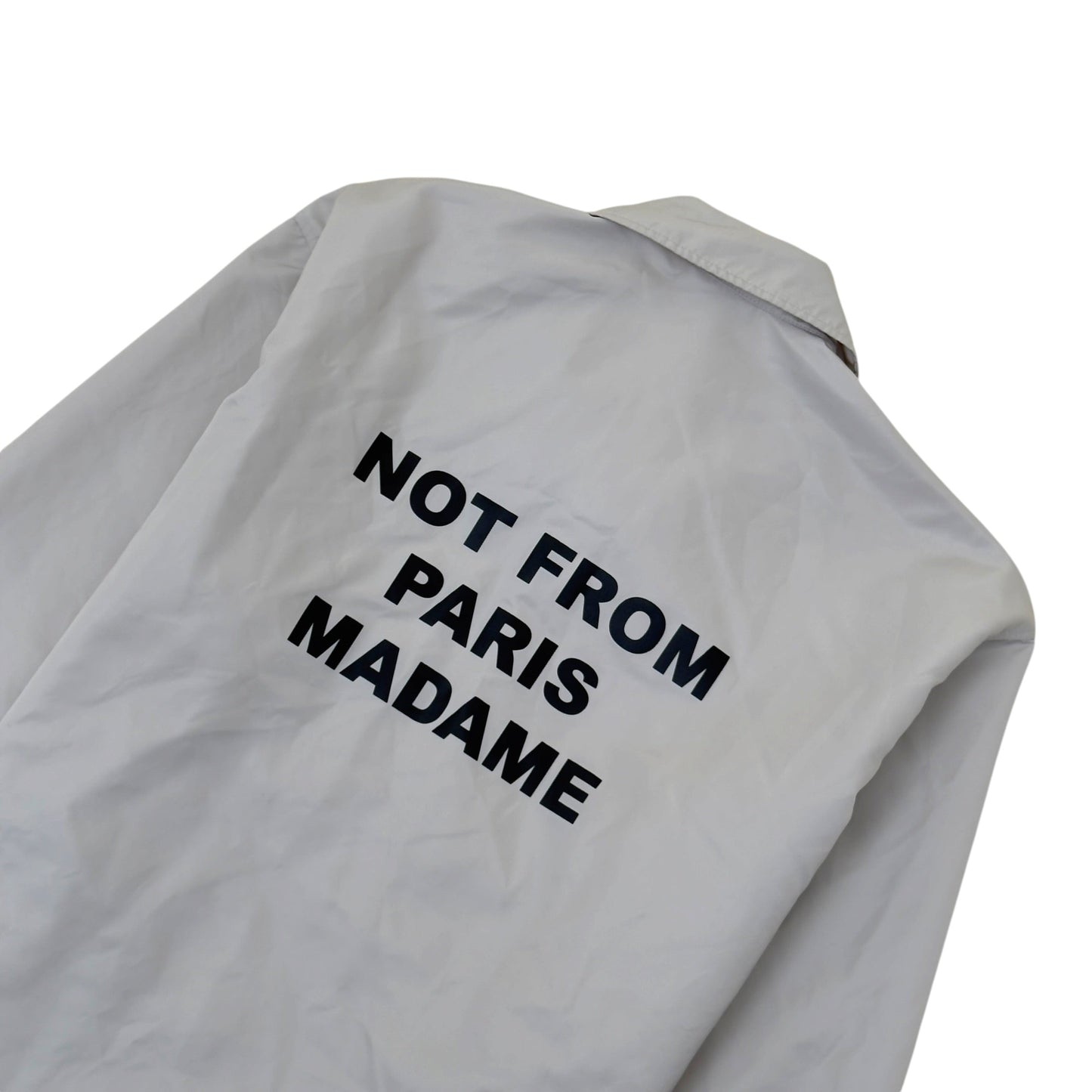 DRÔLE DE MONSIEUR NYLON JACKET CREAM S | Small, Cream