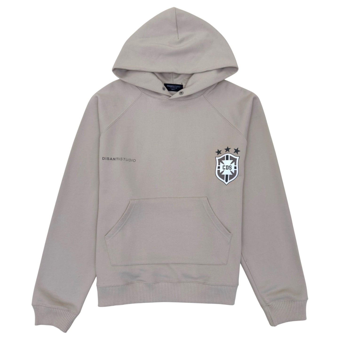DISANTI STUDIO LOGO HOODIE CREAM S | Small, Cream