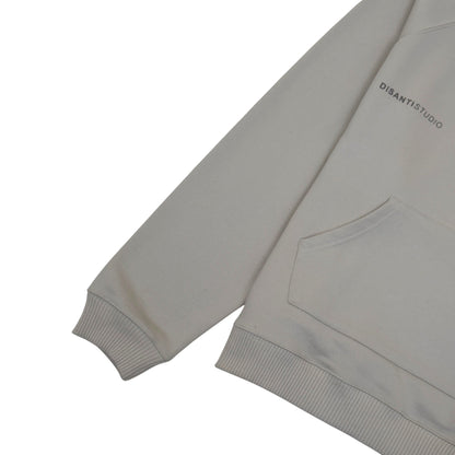 DISANTI STUDIO LOGO HOODIE CREAM S | Small, Cream