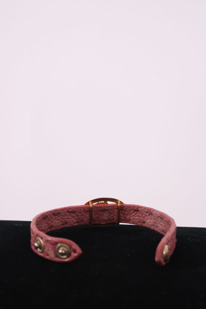 Fendi Selleria Horse Bracelet Dusty Pink | O/S, Gold