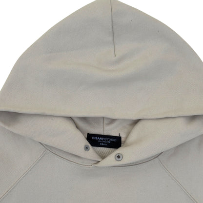 DISANTI STUDIO LOGO HOODIE CREAM S | Small, Cream