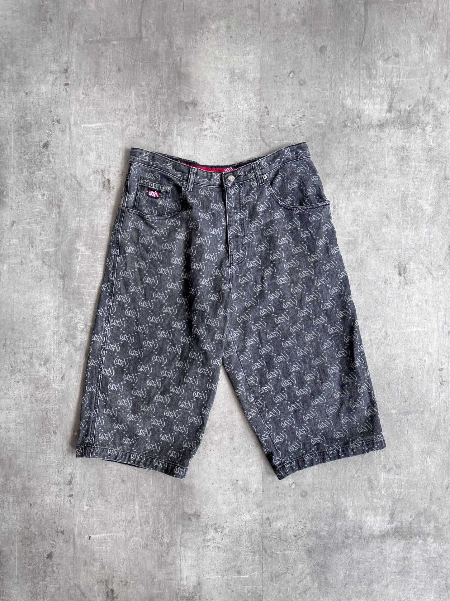 Majah Flavah Logo Print Jorts