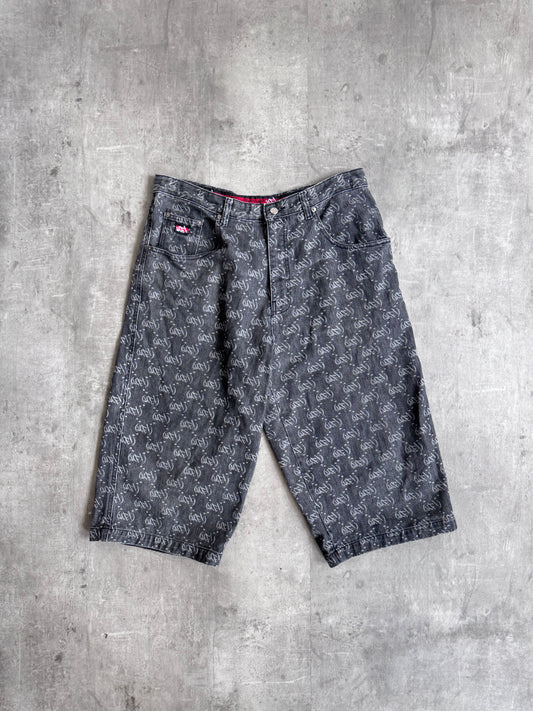 Majah Flavah Logo Print Jorts