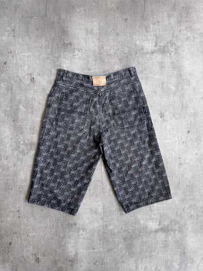 Majah Flavah Logo Print Jorts