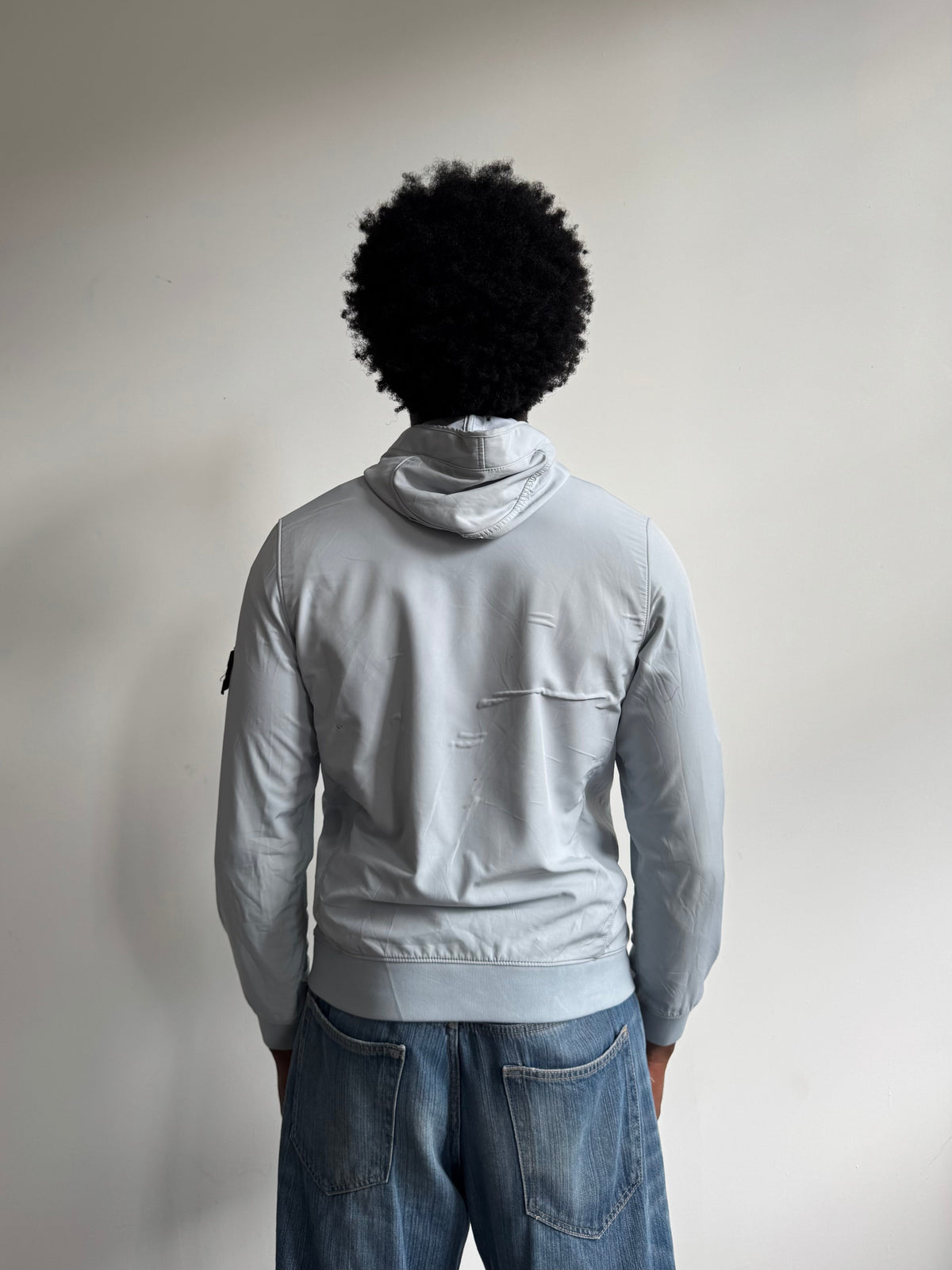 A/W 2020 Stone Island Ice Blue Soft Shell-R Jacket | Medium
