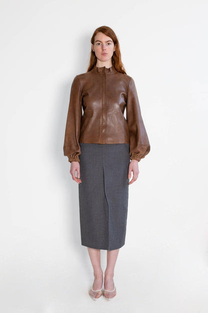 Costume National Leather Jacket - Known Source