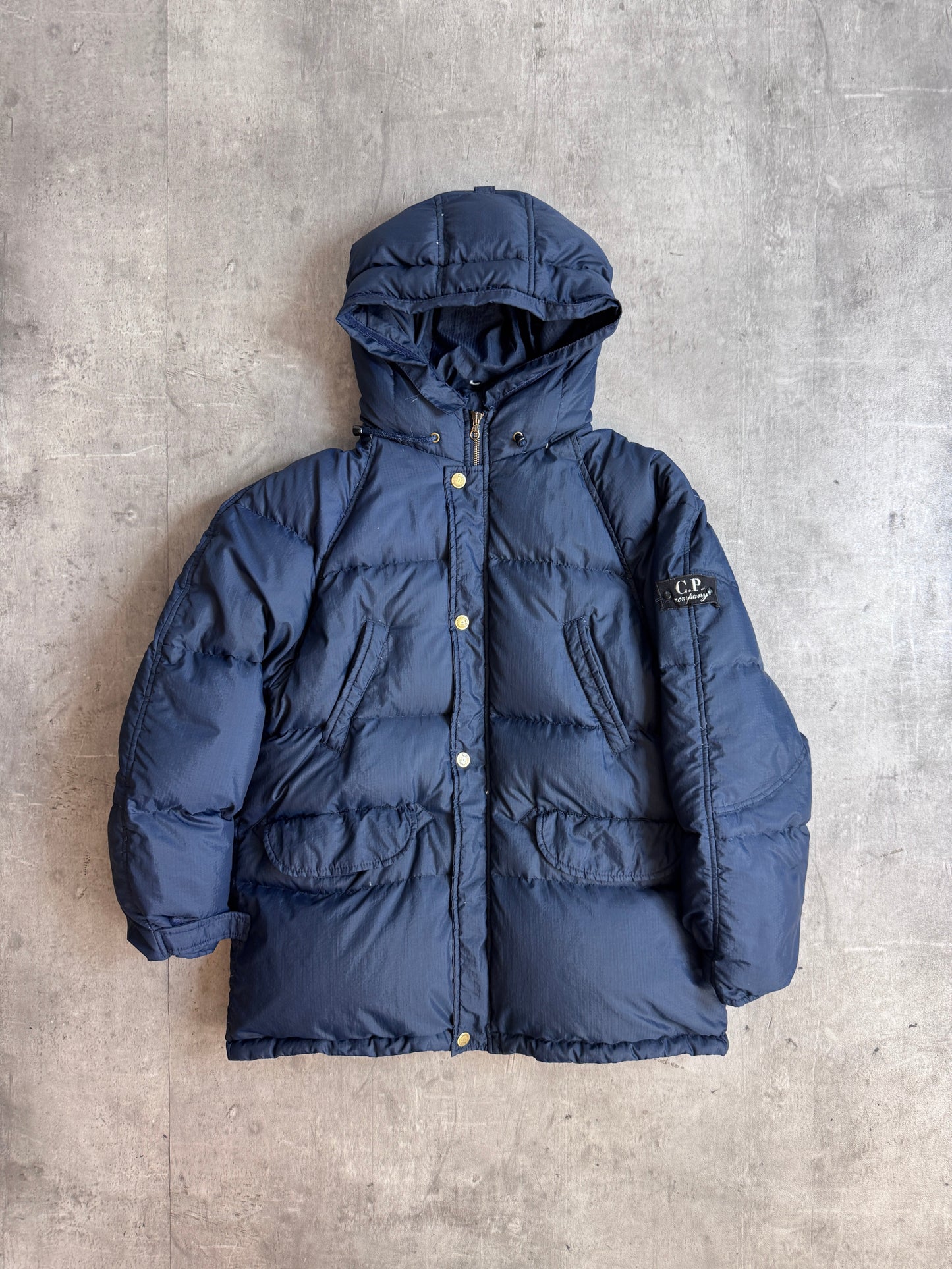 A/W 1991 C.P. Company Navy Nylon Puffer Jacket
