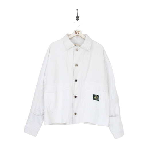 VT Rework : Stone Island White Denim Jacket - Known Source