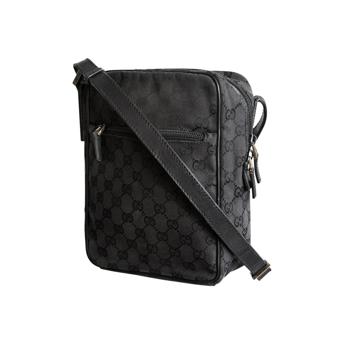 Gucci Black Monogram Cross Body