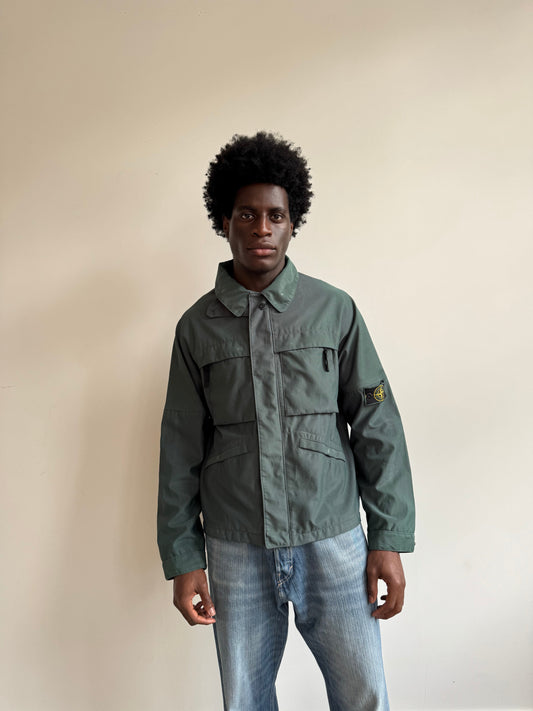 S/S 1998 Stone Island Nylam Field Jacket | Medium, Green