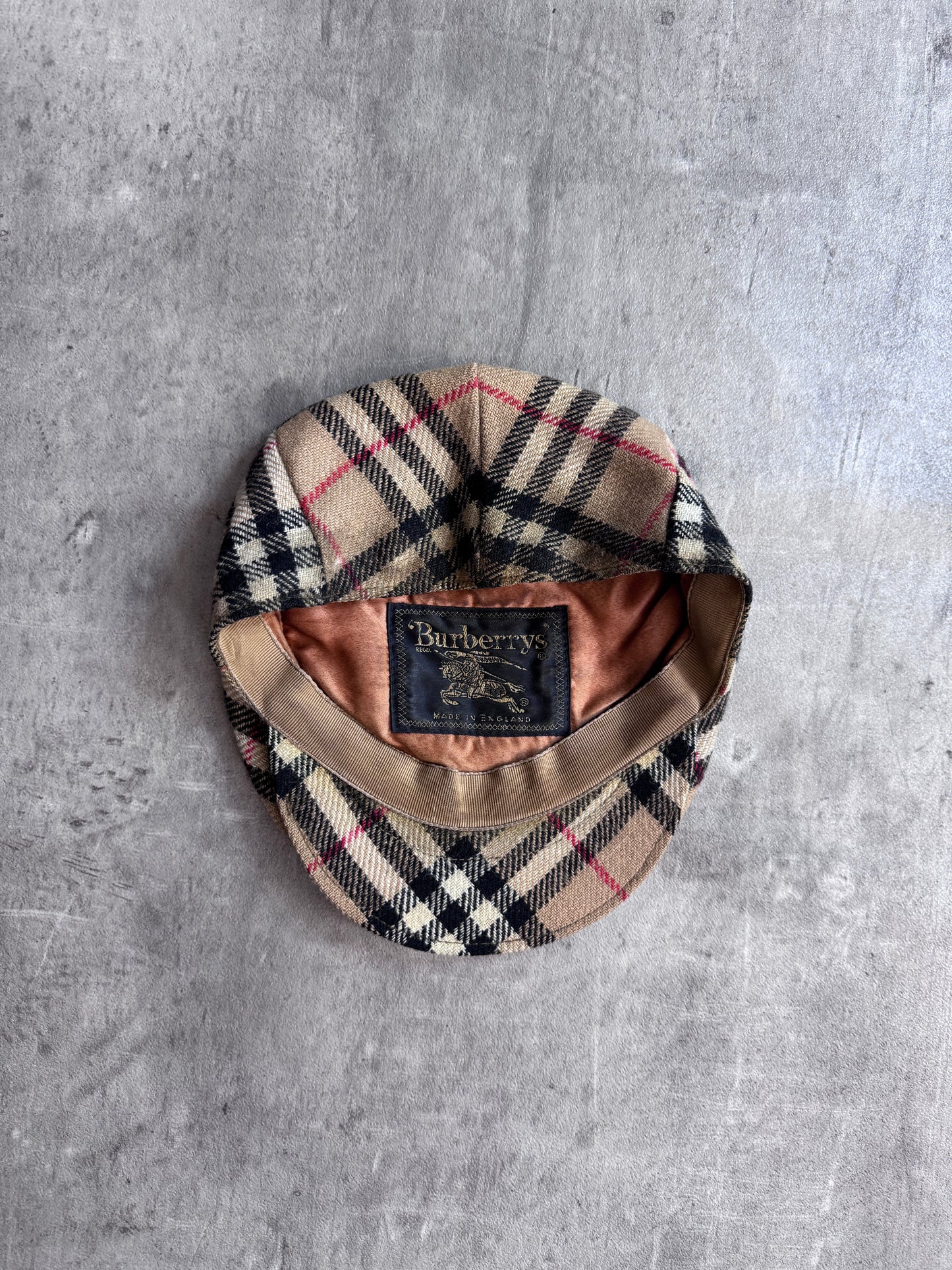 Burberry Classic Nova Check Flat Cap