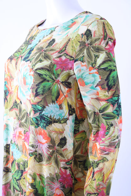 Farm Rio L/S Floral Dress Multi Coloured S | Default Title, Red