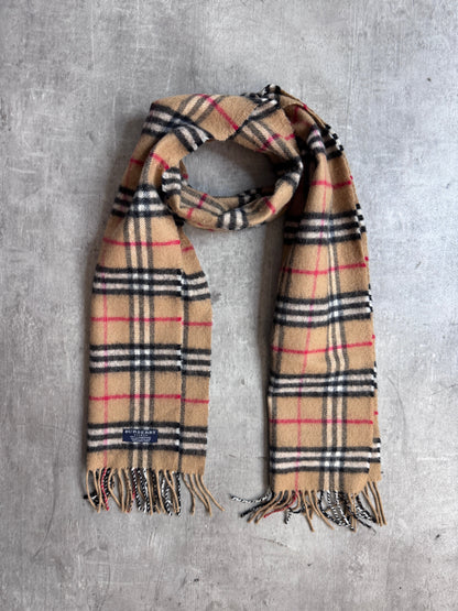 Burberry 100% Lambswool Classic Nova Check Scarf