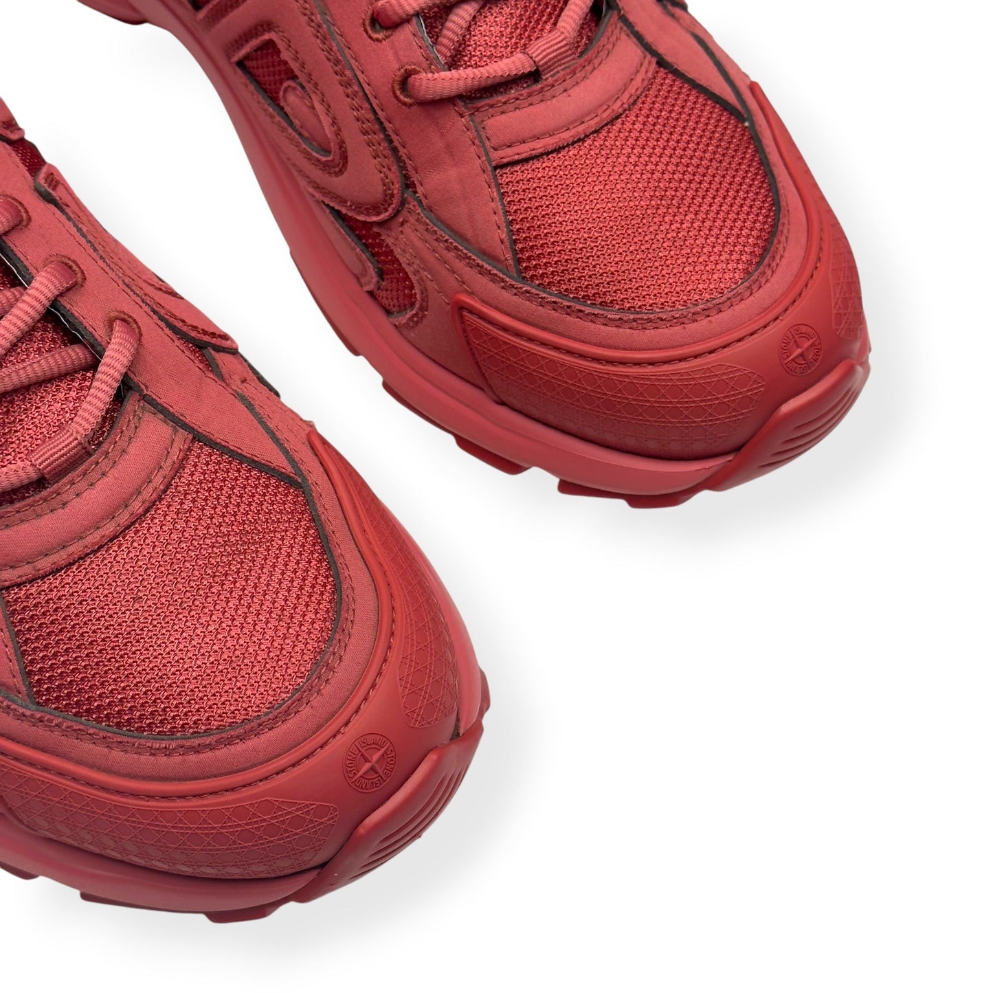 DIOR X STONE ISLAND B30 SNEAKER RED 45 / UK11 | UK 11, Red