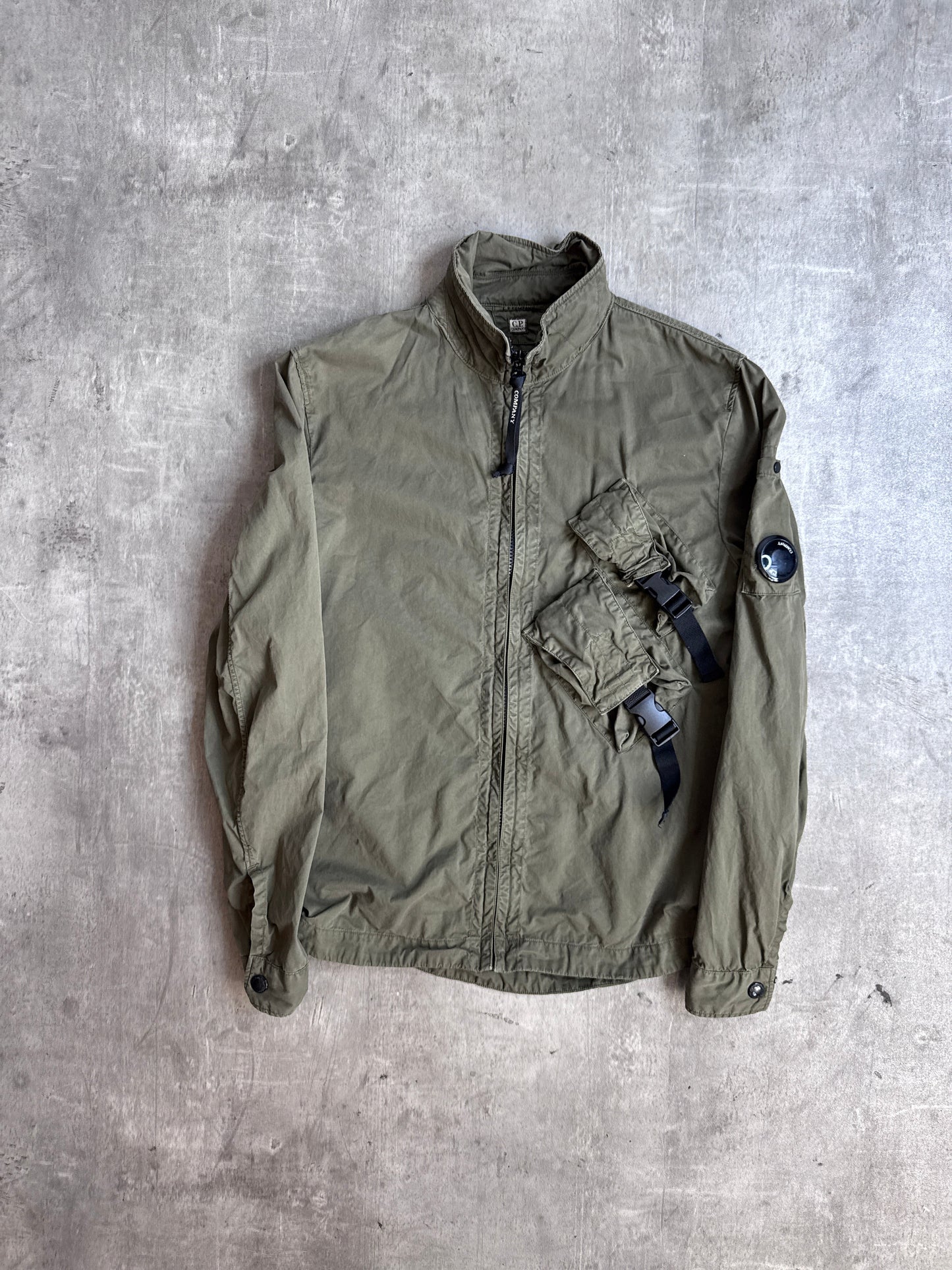 S/S 2021 C.P. Company Khaki Side Pocket Overshirt