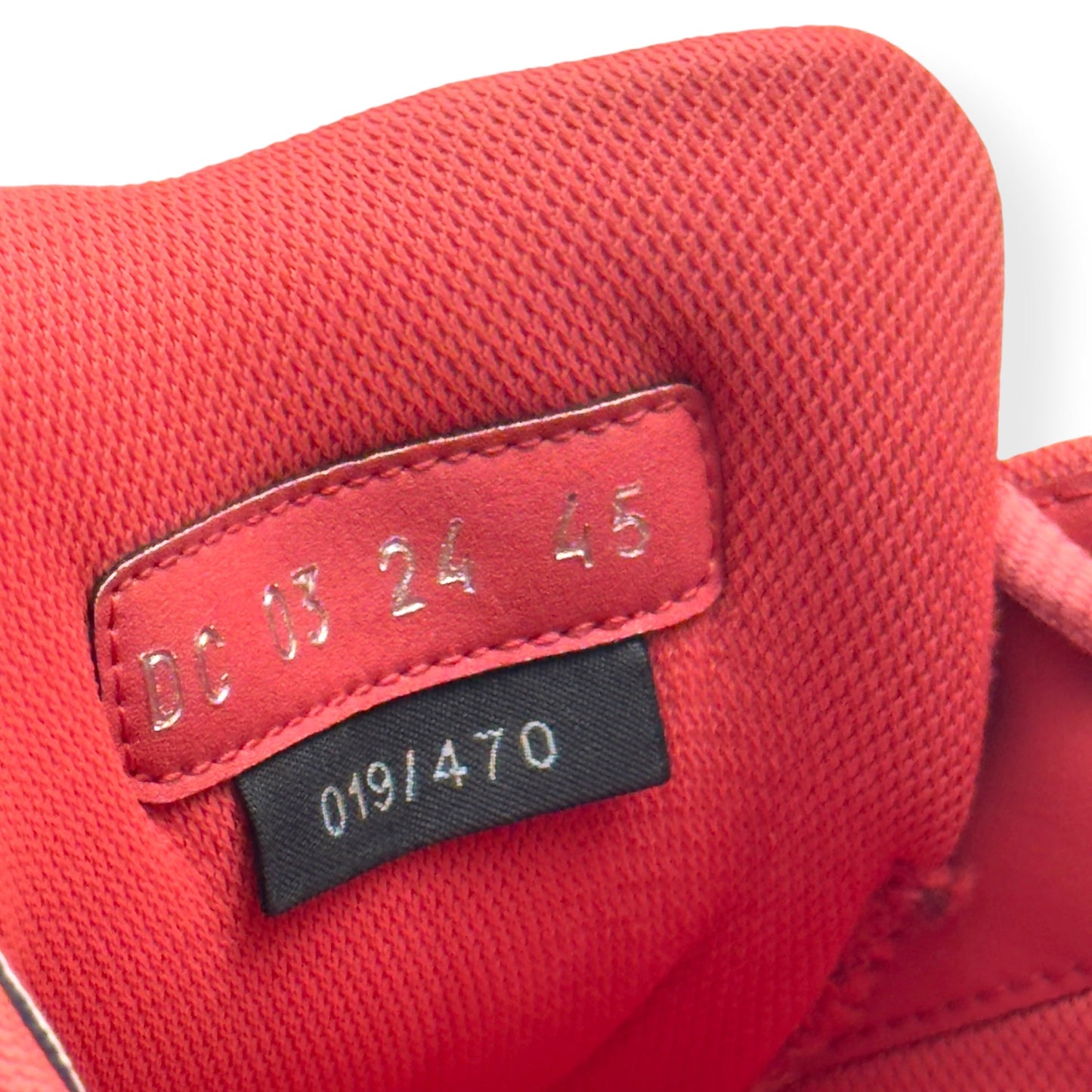 DIOR X STONE ISLAND B30 SNEAKER RED 45 / UK11 | UK 11, Red
