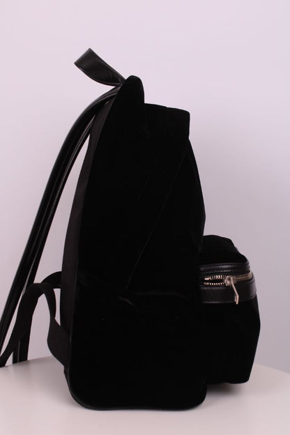 Saint Laurent Velvet City Backpack Black | O/S, Black