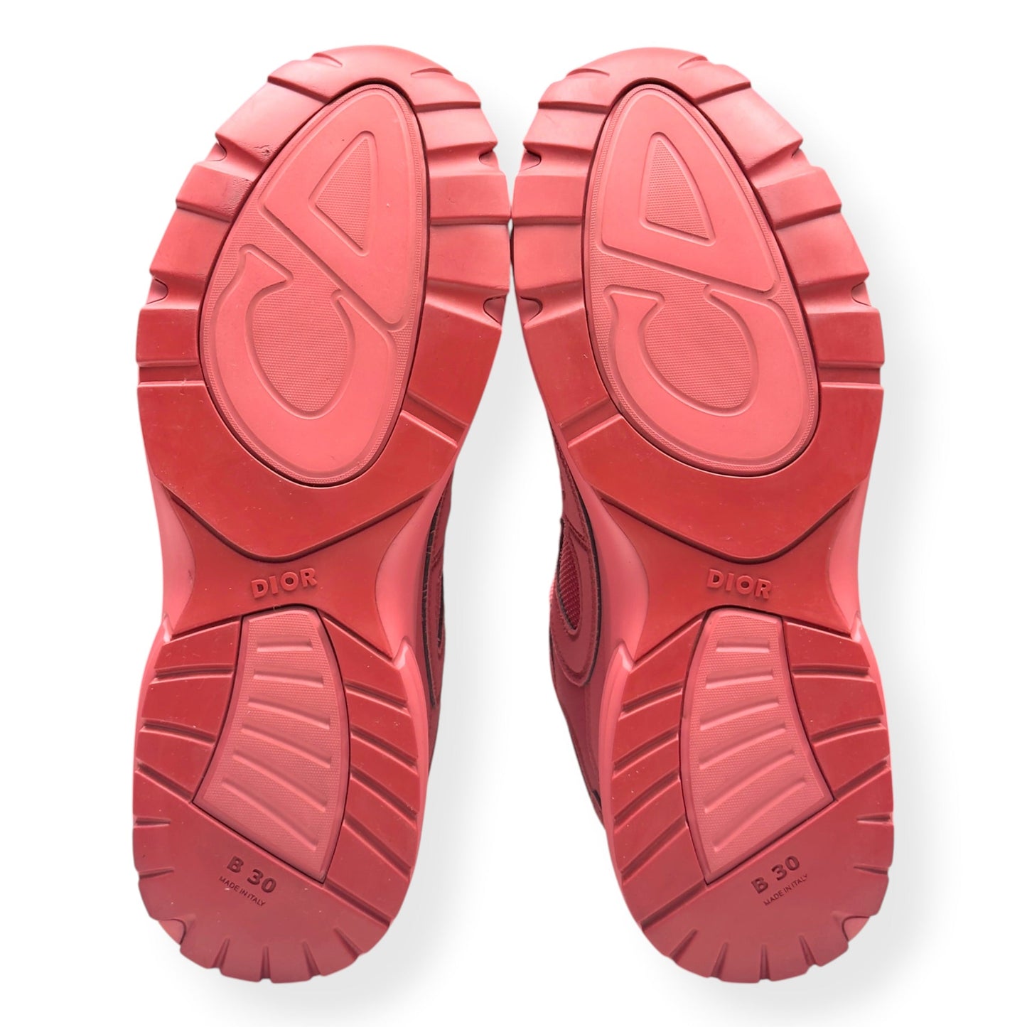 DIOR X STONE ISLAND B30 SNEAKER RED 45 / UK11 | UK 11, Red