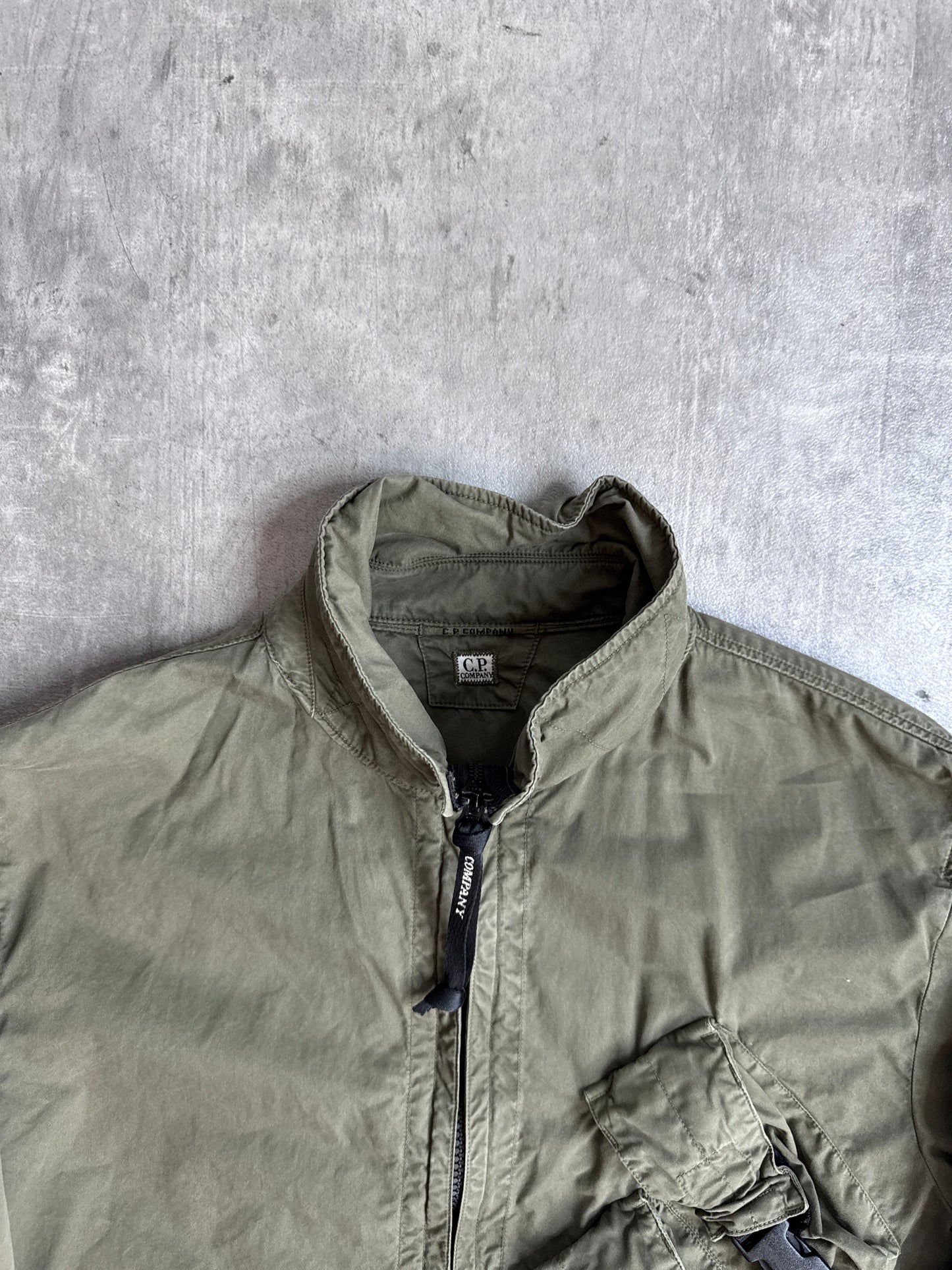 S/S 2021 C.P. Company Khaki Side Pocket Overshirt