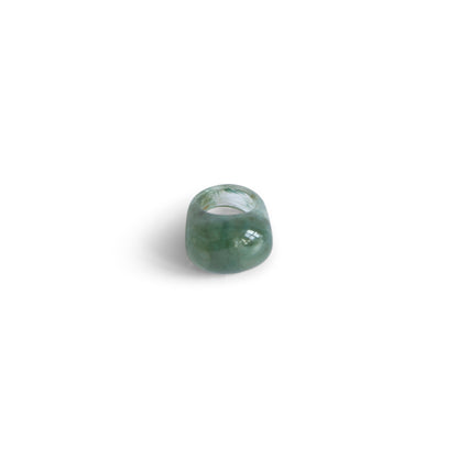 Marbeled Green Resin Ring