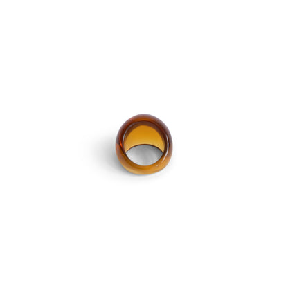 Circular Brown Resin Ring