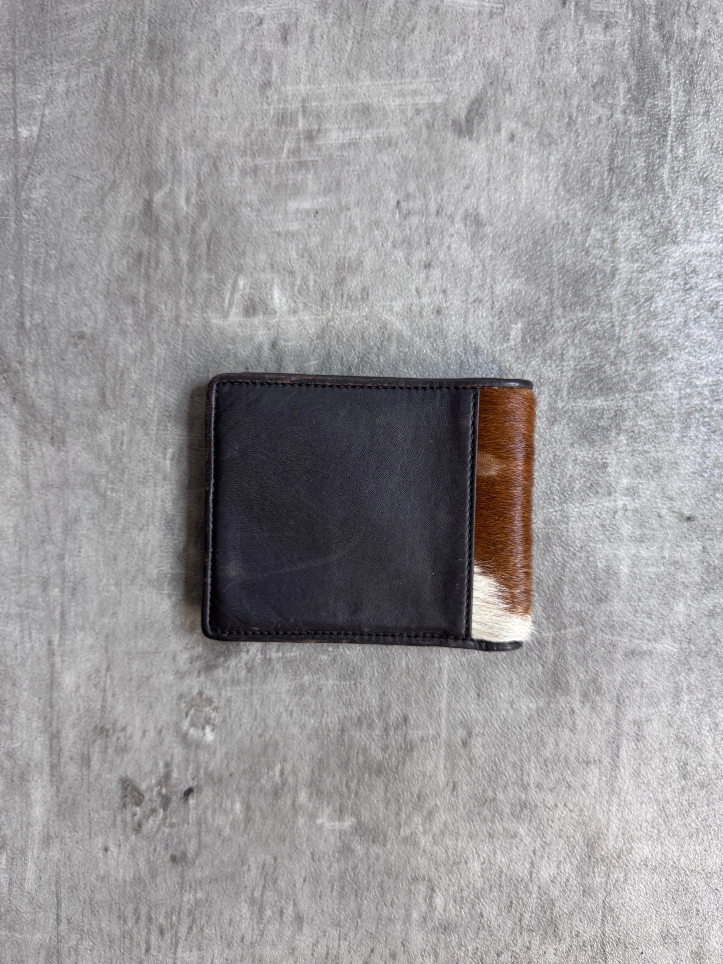 Vivienne Westwood Cow Hair Bi fold Wallet