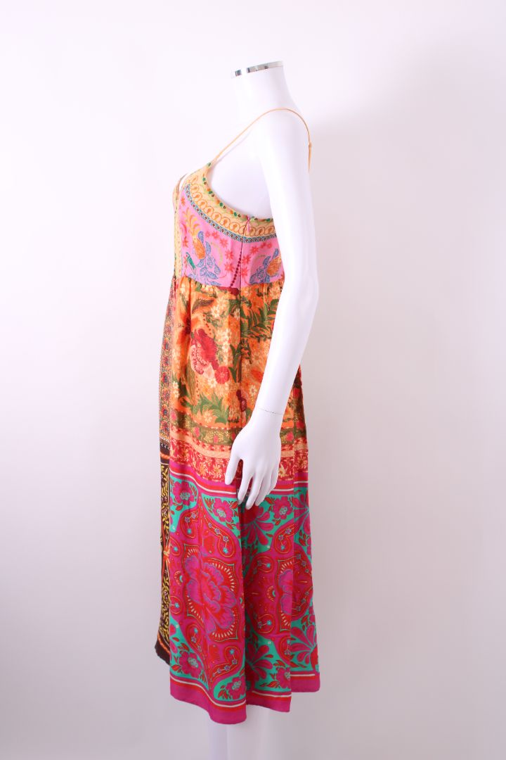 Farm Rio Cami Midi Dress Multi S | Default Title, Red