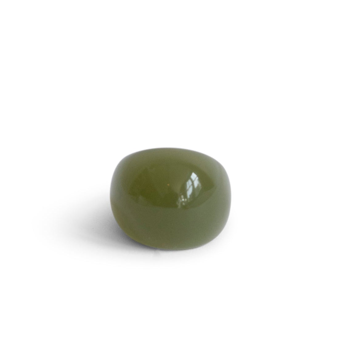 Circular Green Resin Ring