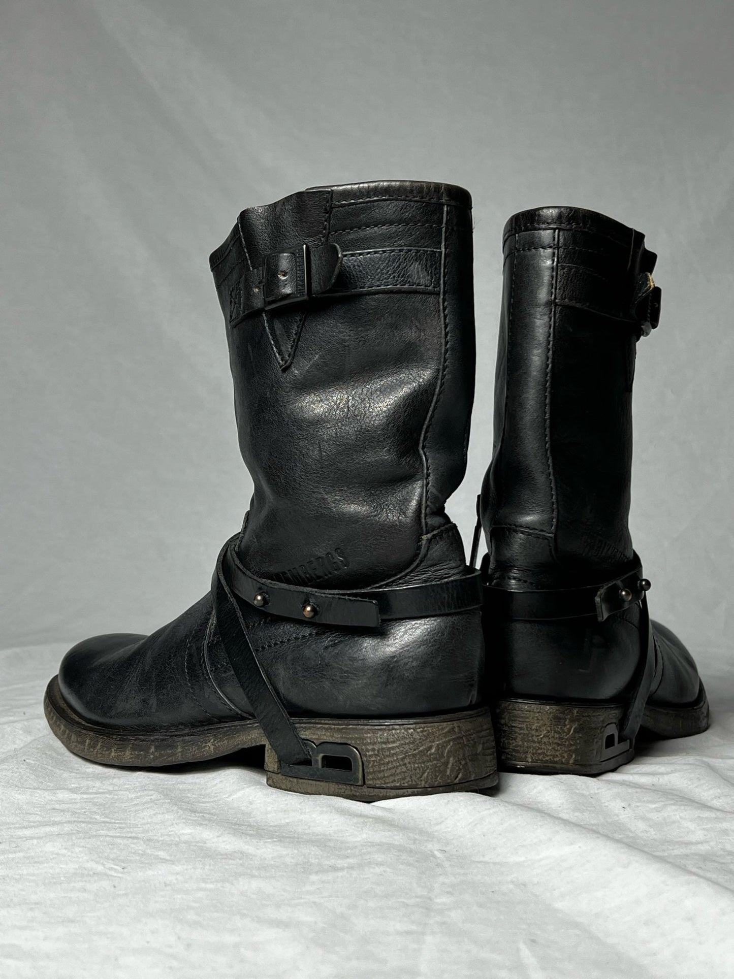 DIRK BIKKEMBERGS ANKLE BUCKLE BOOT | Default Title, Black