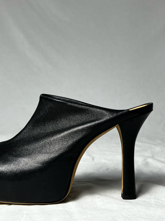 BOTTEGA VENETA HEELS | DEFAULT TITLE, Black