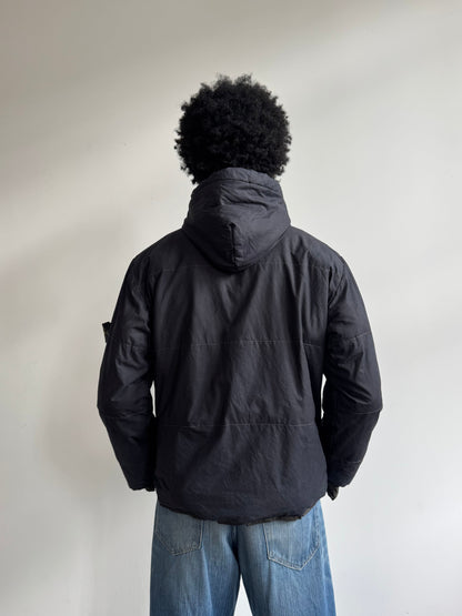 A/W 2001 Stone Island Paul Harvey Opaque Nylon Tela Jacket | Large, Black