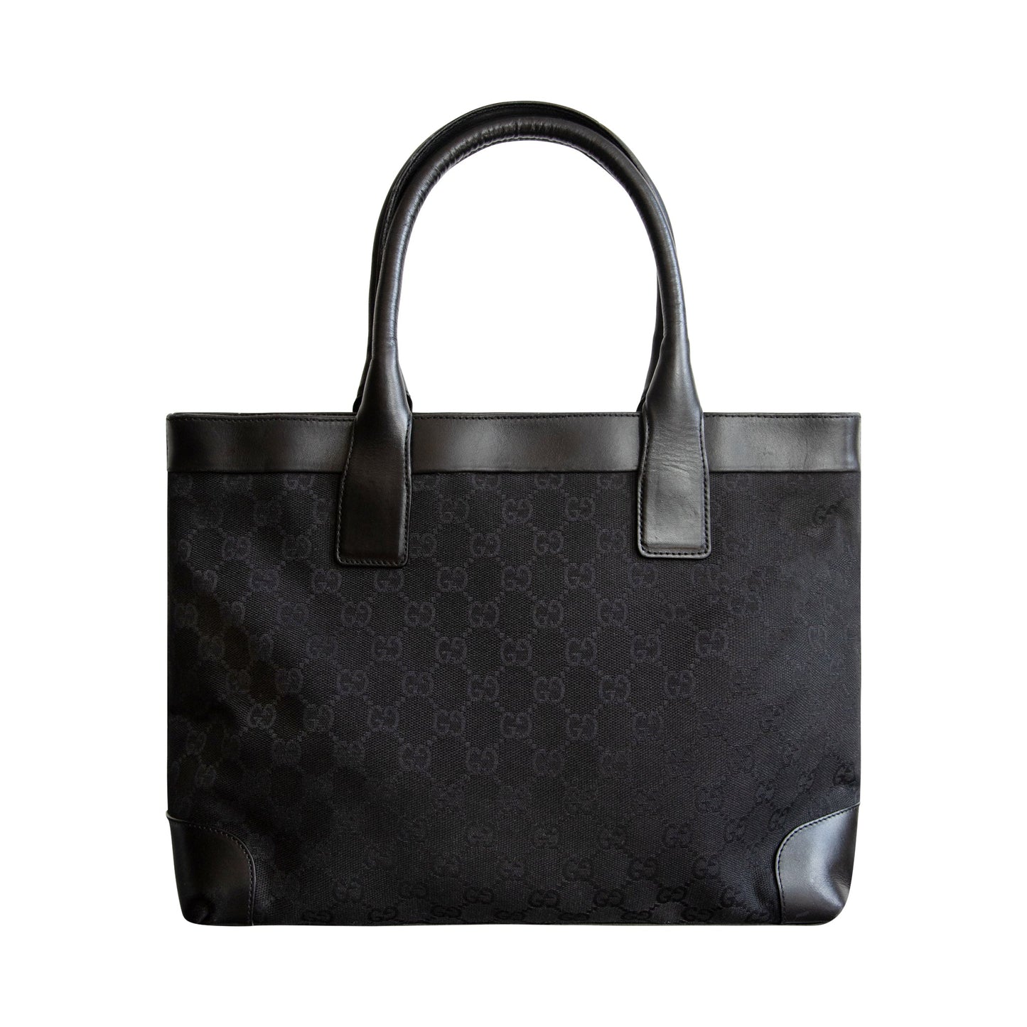 Gucci Web Canvas Tote Bag