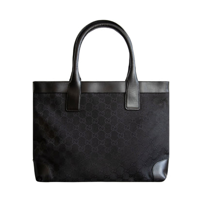 Gucci Web Canvas Tote Bag