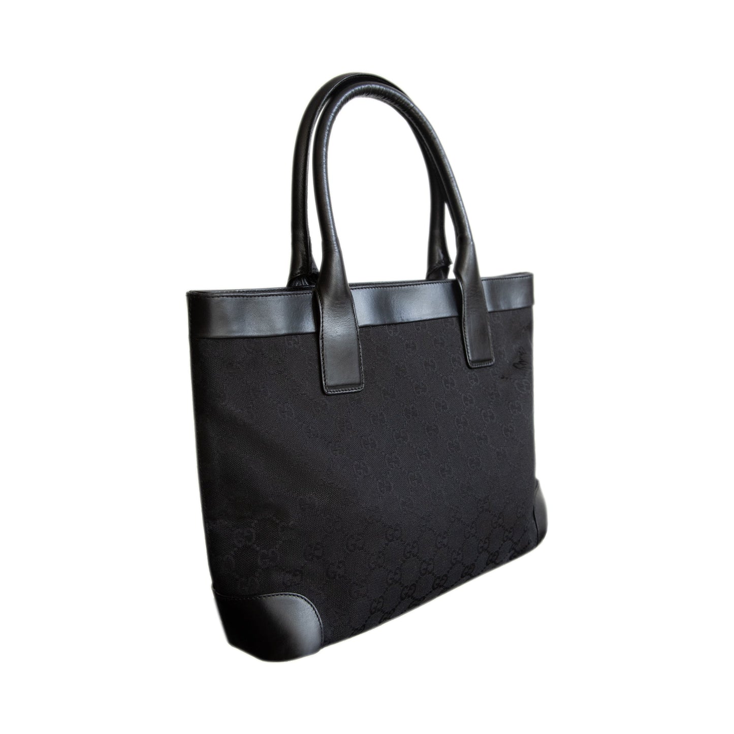 Gucci Web Canvas Tote Bag