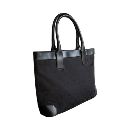 Gucci Web Canvas Tote Bag