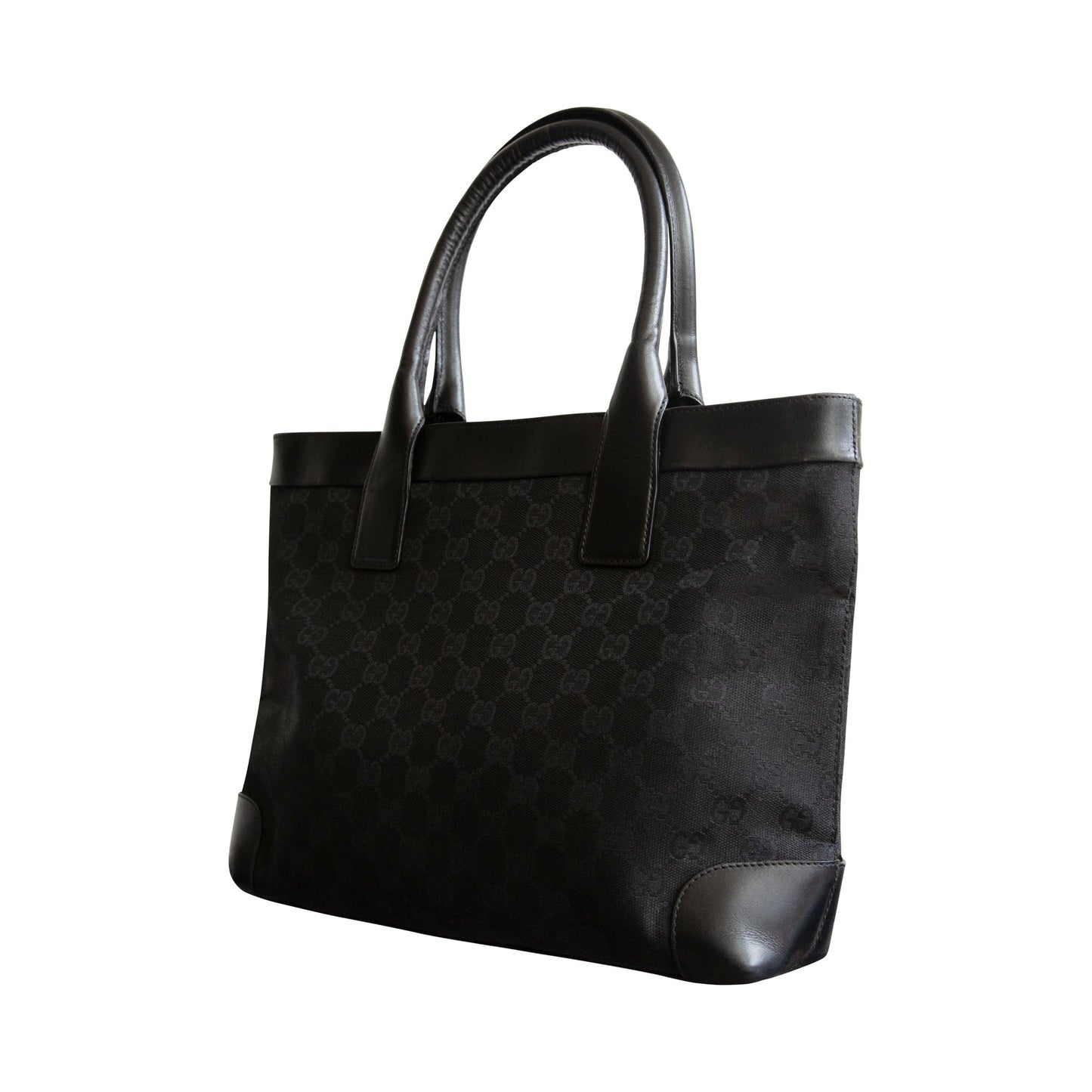 Gucci Web Canvas Tote Bag