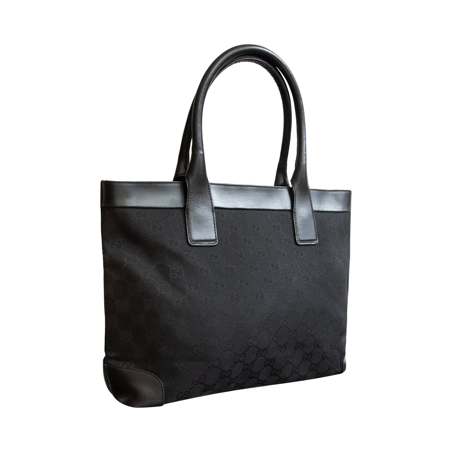 Gucci Web Canvas Tote Bag