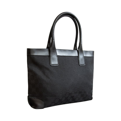 Gucci Web Canvas Tote Bag