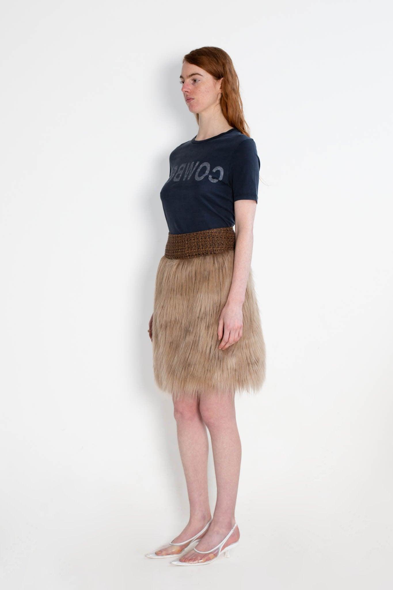 Chanel Fur Skirt - Known Source