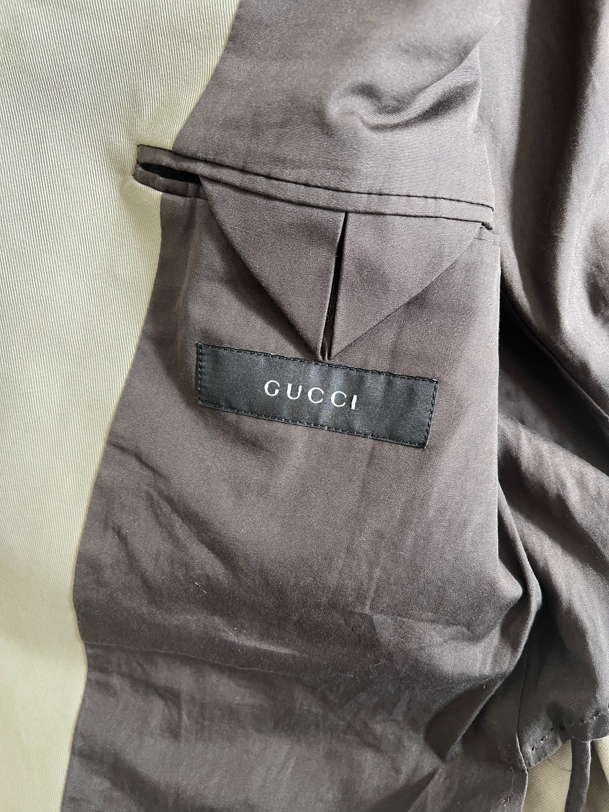 1998 Gucci Tom Ford Beige Cotton Blazer | Medium, Multicoloured