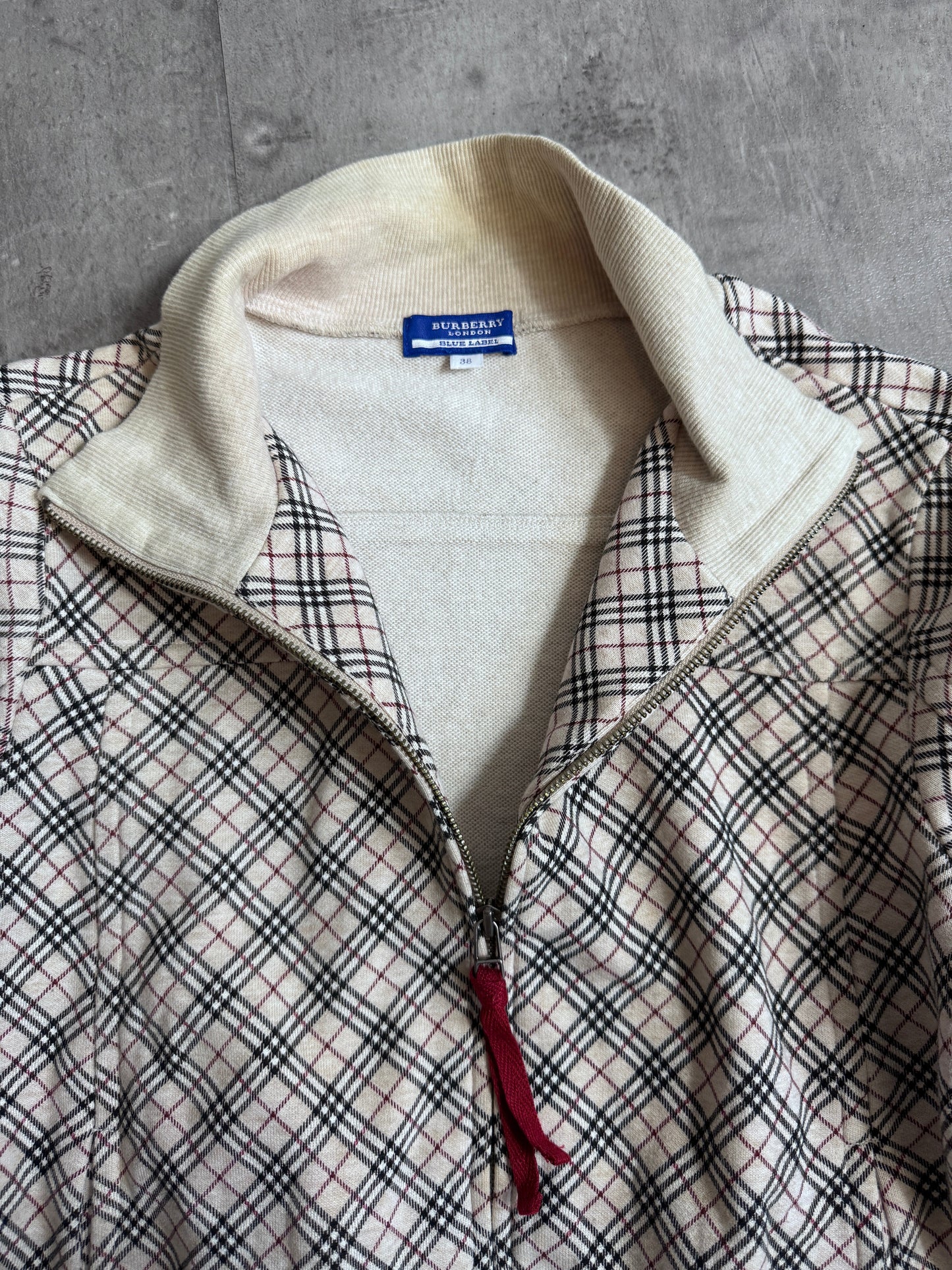 Burberry Blue Label Nova Check Zipper